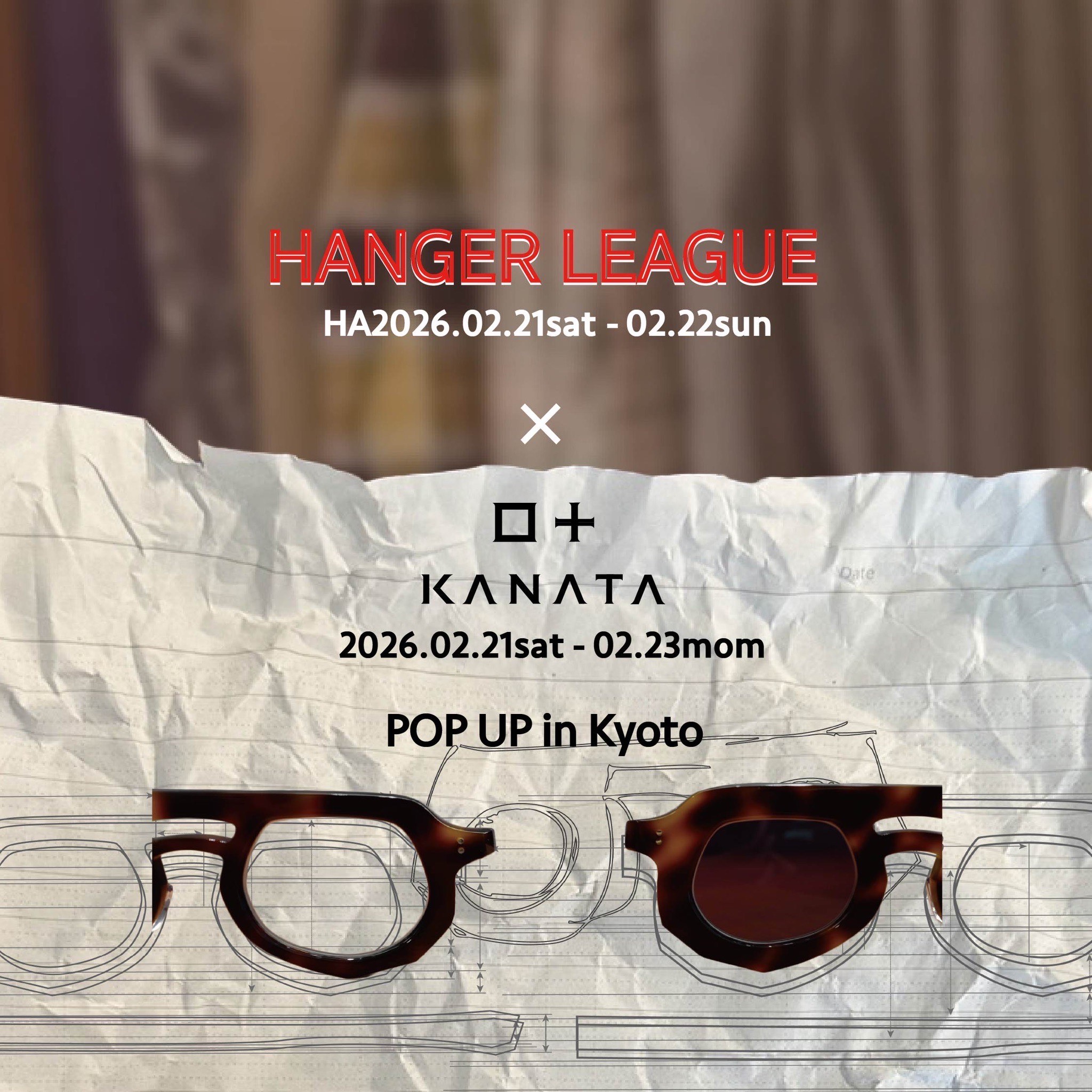 KANATA×HANGERLEAGUE POP-UP 画像