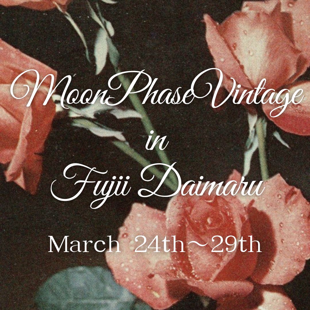Moon Phase Vintage POP UP SHOP 画像