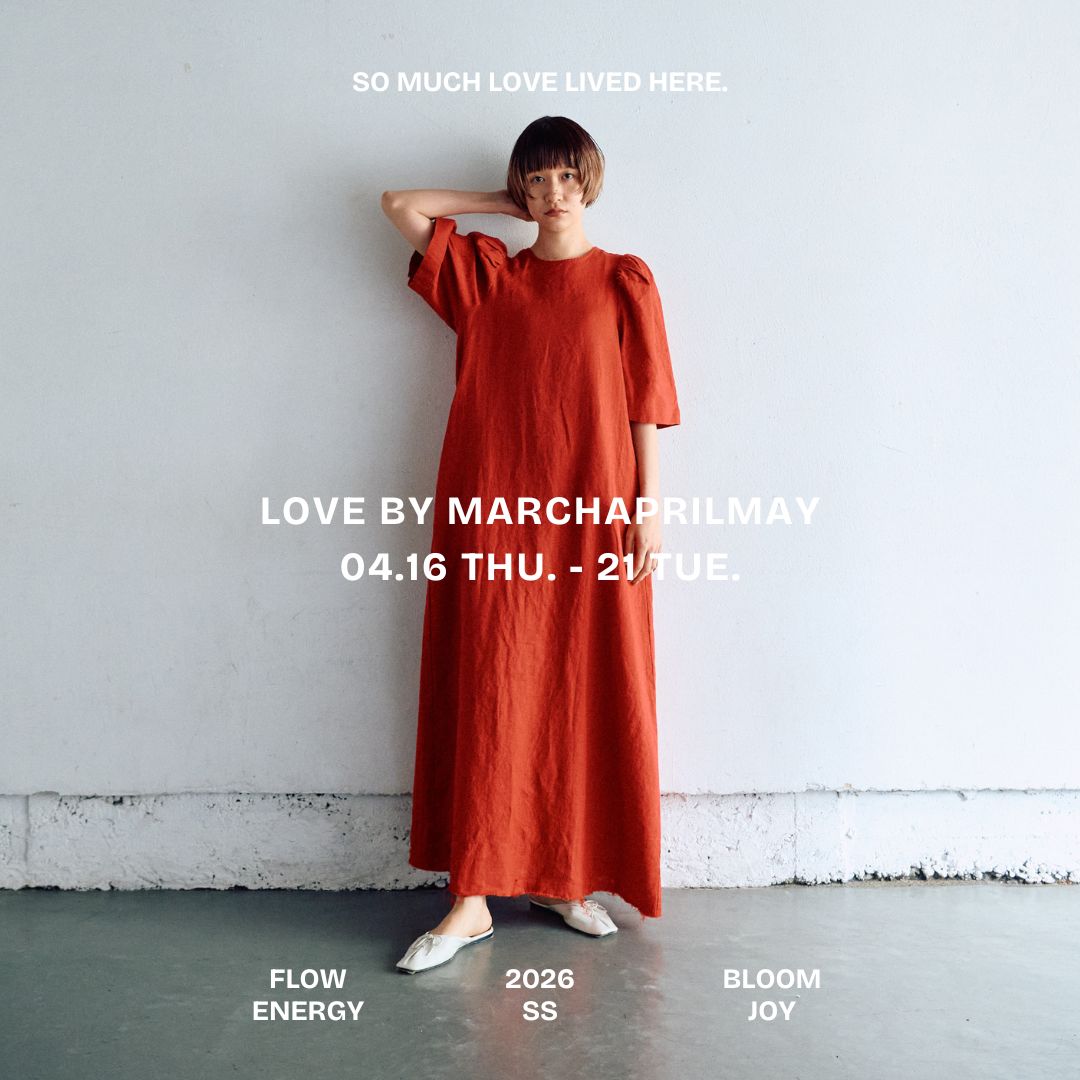 「MarchAprilMayの2026春夏」POP UP STORE 画像