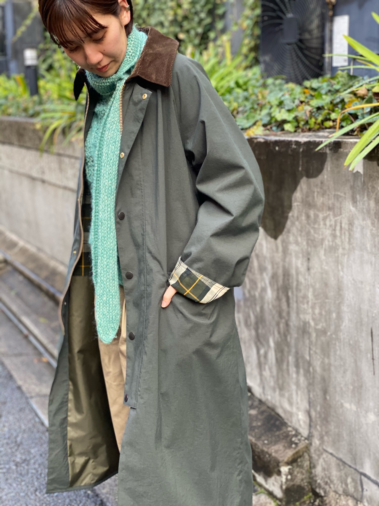 BARBOUR× JOURNAL STANDARD別注コート BURGHLEY-